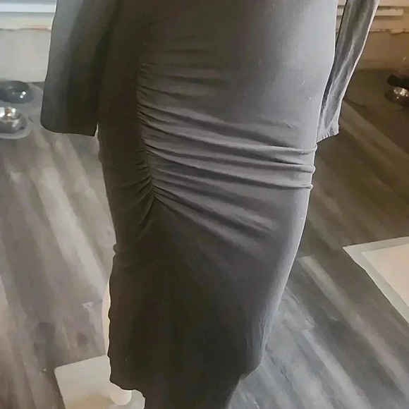 JAMES PERSE JERSEY KNIT LONG SLEEVE DRESS - Picture 3 of 6